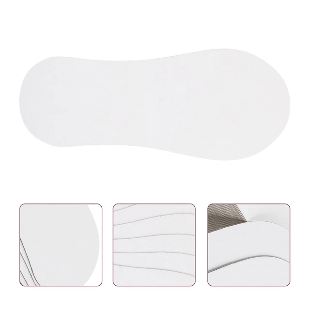 100 piezas Soporte para calcetines de papel Calcetín Calcetín Estirantes para calcetines Blanco