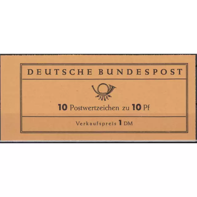 BRD Bund Markenheft Nr. 6fb         "Heuss 1960"