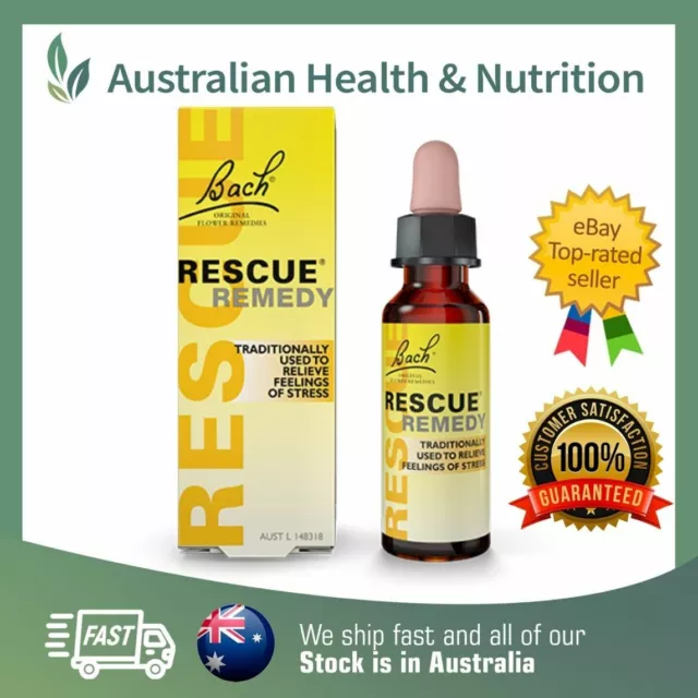 Bach Rescue Remedy 20Ml Drops + Free Same Day Shipping