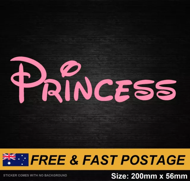 Princess Vinyl Decal Sticker JDM Yeah The Girls Disney Barbie Girl YTG