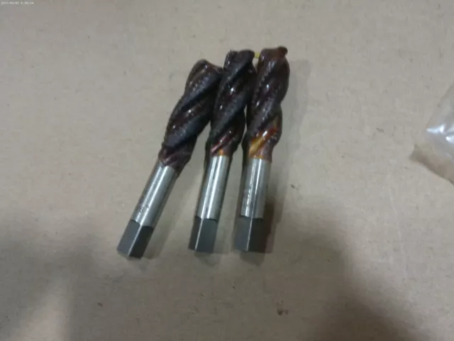 THREE !!! 9/16-12 NC GH3-HSS Spital Taps Made In France