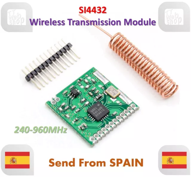 SI4432 Wireless Module Wireless Communication Module 470MHz 433MHz 1000m