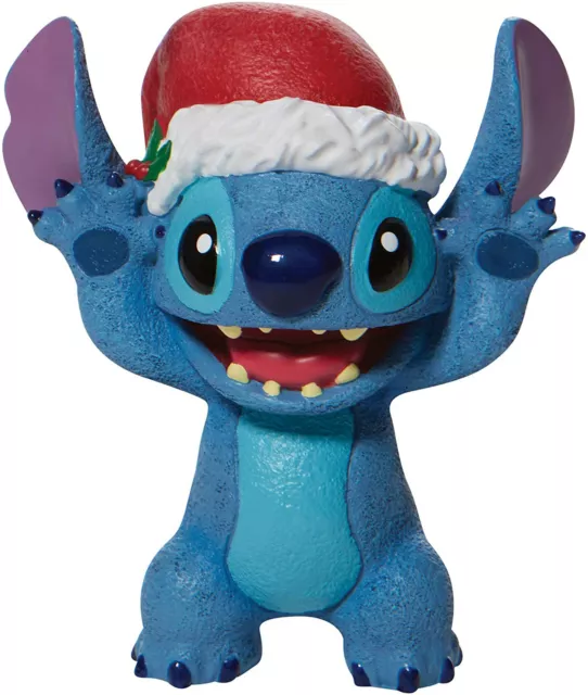 STITCH CHRISTMAS Enesco Disney Showcase Figur mit Blumen 6007133 Lilo & Stitch