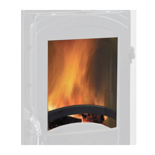 Vetro Ceramico Per Stufa A Legna NORDICA MAX - 21.4x26.9cm, Spessore 4mm, Ricambio Originale - Foto 8