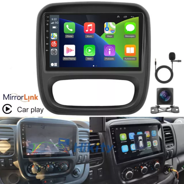 Android 12 Autoradio Für Renault Trafic 3 Opel Vivaro B GPS Navi WiFi mit Kamera