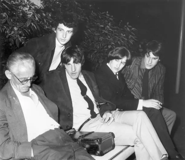 British pop band Kinks Ray Davies Dave Davies Mick Avory & Pete- 1964 Old Photo