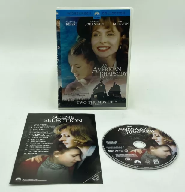 An American Rhapsody DVD *No Scratches* CIB Slim Case Rare OOP