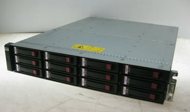 HP STORAGEWORKS 2012I Dual Controller Modular Smart Array AJ747A + 12x ...