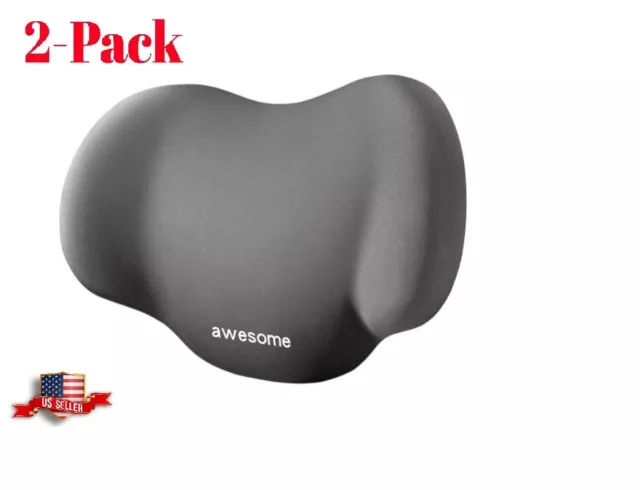 Car Seat Headrest Pillow Neck Pillow Head Support Soft Memory Foam 2-Pack