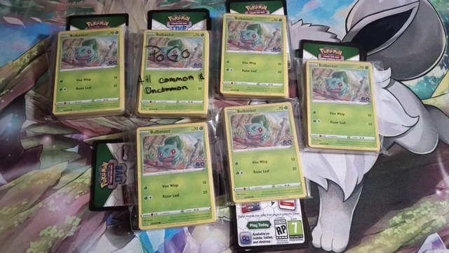 Pokemon GO! Complete Common Uncommon Pokemon card set! (42 Cards Total)