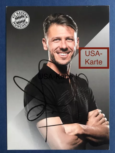 AK Bayern München 2019/2020 Martin Demichelis > US - Karte > original signiert !