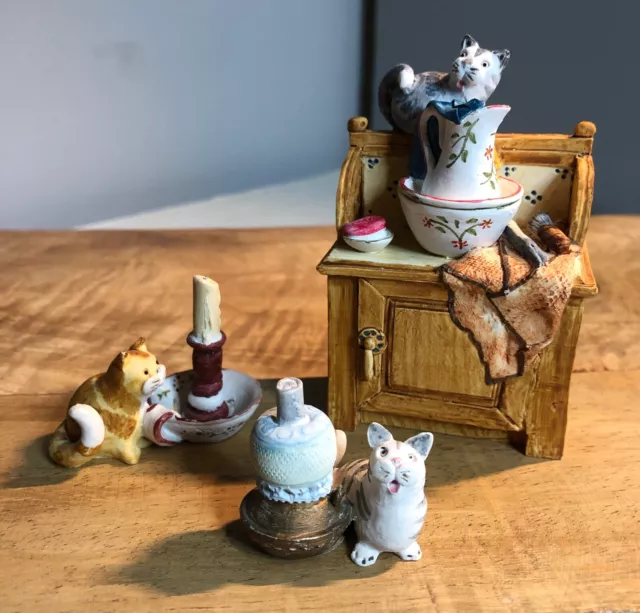 Peter Fagan Colour Box cats - Home Sweet Home pieces - Excellent condition