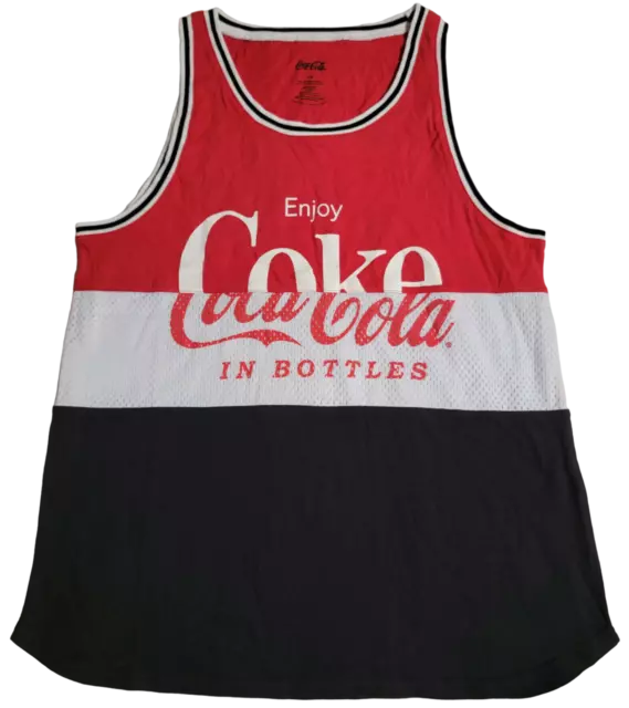 Official Classic / Modern Retro Coca-Cola Coke 1886 Tank Top Jersey Shirt!