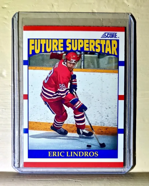 Eric Lindros 1990 Score NHL Future Superstar #440 Hockey Card