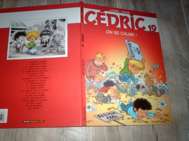 CEDRIC...on se calme !...N°19...éd dupuis 2006