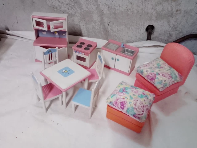 Cuisine De Poupée Vintage "Comme Maman" Années 60/70 - Bloc Cuisine Moderne - Jouet D'occasion