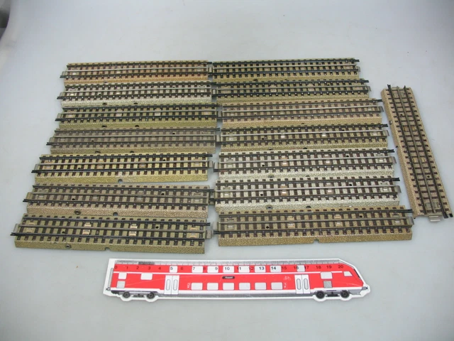 15 Sections De Voie Courbe Märklin H0/00 – AC – Pour 3600/800 – Occasion