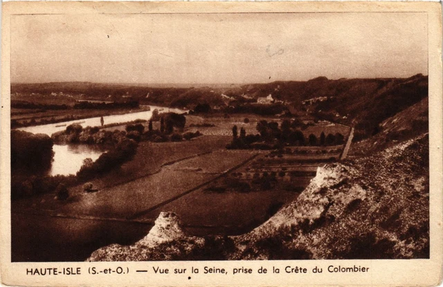 CPA HAUTE-ISLE - View of the Seine (380800)