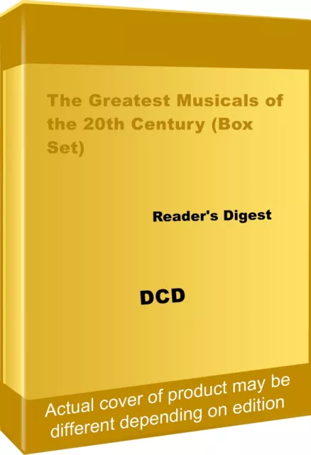 The Greatest Musicals of the 20th Century (Box Set) DOUBLE CD Free UK Postage