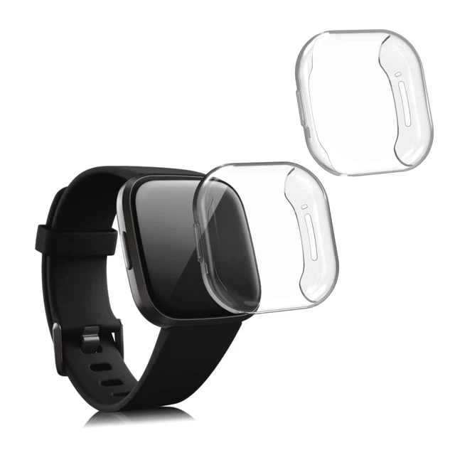 2 Coques De Protection Pour Fitbit Versa 3 & Sense - Kwmobile, Neuves Sous Blister