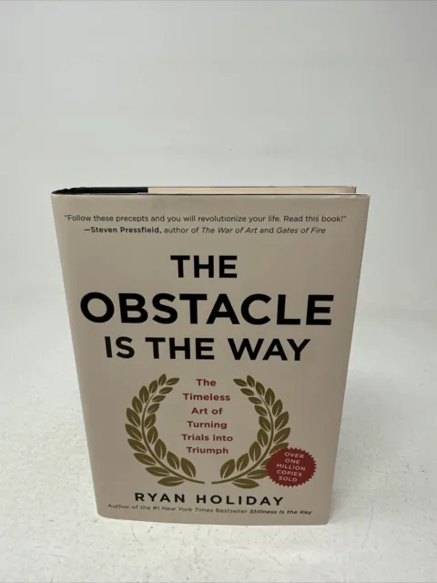 The Obstacle Is the Way by Ryan Holiday (Hardcover, 2014, UNMARKED!) FREE SHIP!