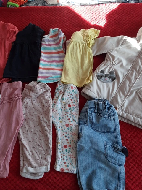 Baby Girls 9-12 Months Clothes Bundle 3