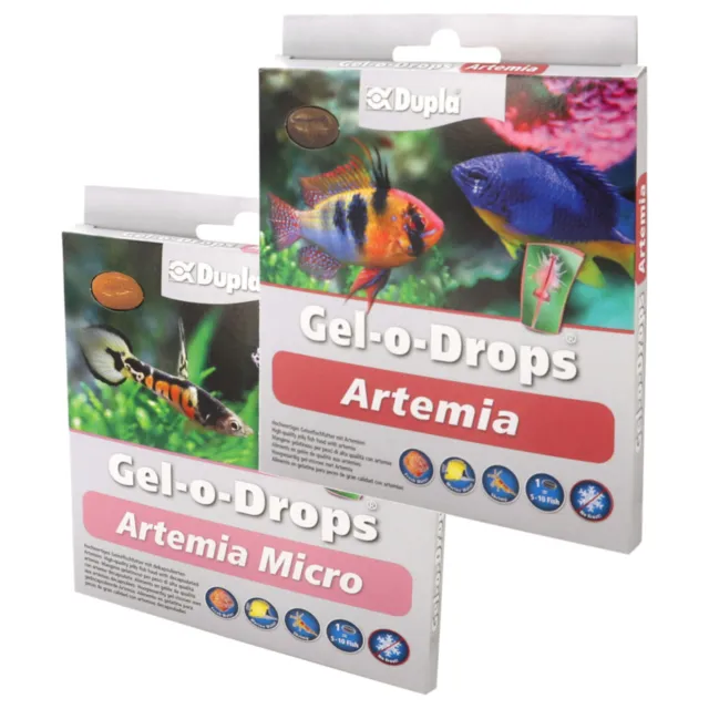 Dupla Alimento para Peces Ornamentales Gel-o-Drops Artemia + Micro - Comida