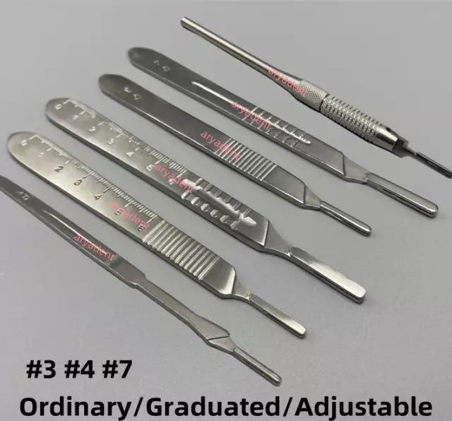 Surgical Scalpel Handle for Surgical Removable Blades Knife Medical Instruments