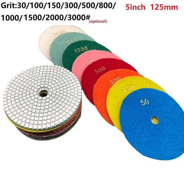 Pastiglie freno flessibili diamantate lucidanti - perfette per restauro pavimento in cemento -