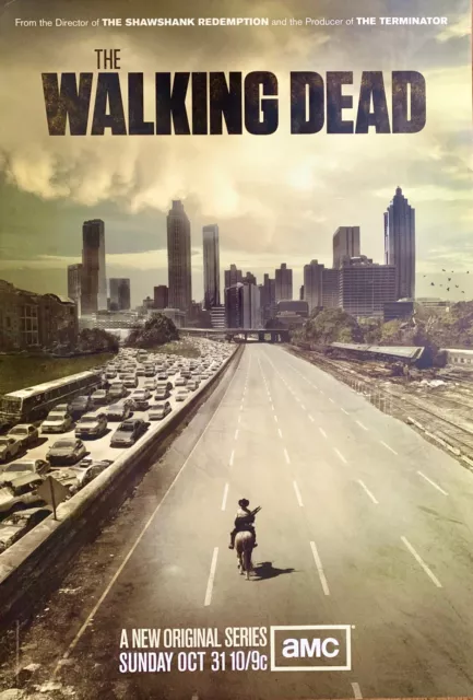 New The Walking Dead Movie Poster Horror Premium Art Print Size A5-A1