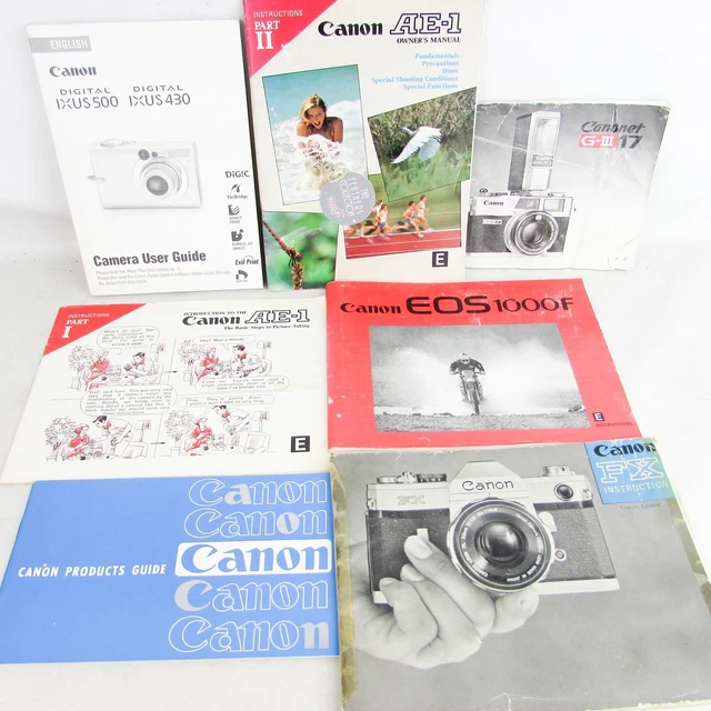 Lotto di lavoro Pentax manuali di istruzioni fotocamera obiettivi Spotmatic SF ME