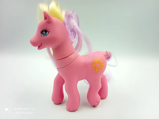 FIGURINE JOUET FILLE My little Pony 12 cm Hasbro 1997 rose soleil