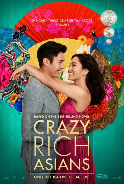 CRAZY RICH ASIANS Original 27" X 40" DS/Rolled Movie Poster - 2018