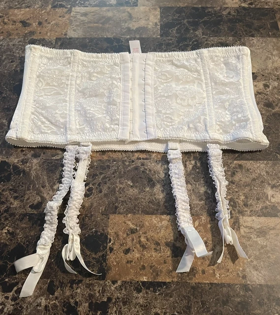Vintage Sophistique Smoothie Garter Belt! Xl. White