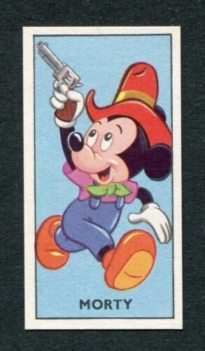Barratt 1957 "Walt Disney Characters - #3 Morty" Trade Card