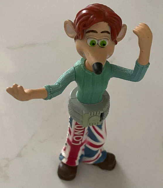 FLUSHED AWAY MOVIE Character "Rita" Rat 2006 McDonald's Happy Meal Toy