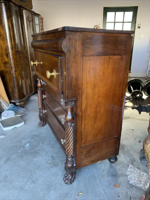 antique American Empire style drawers desk circa 1900 2