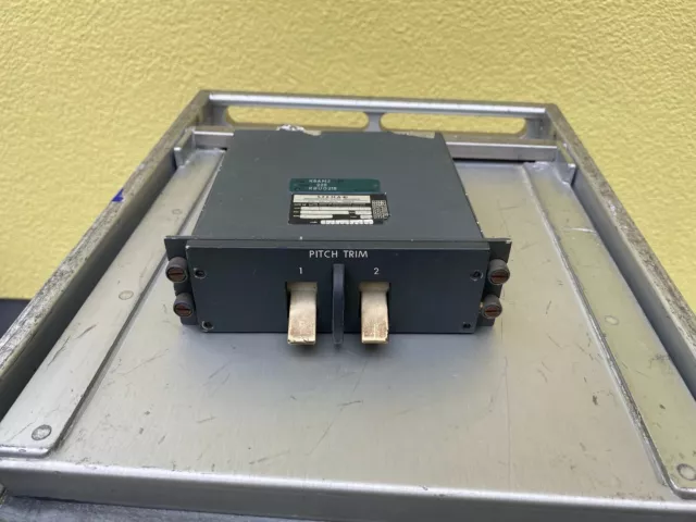 Airbus Aircraft Damper Control Panel P/N K8-AM2 Cockpit Instrument, rar selten