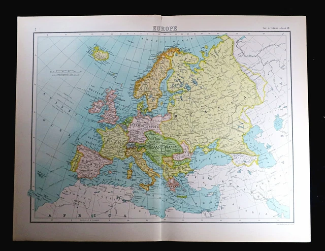 Antique Map of Europe