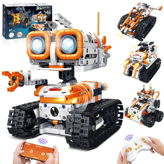 MOJINO BOYS GIFTS for 512+ Year Old 4in1 RC Robot Toy for 612+ Year