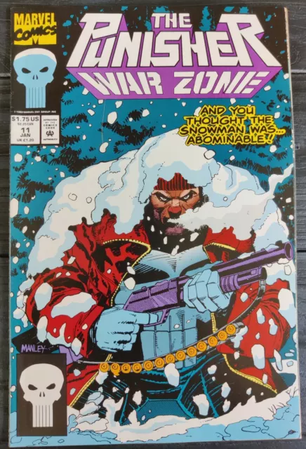 Marvel Comics The Punisher War Zone #11 January 1993 John Romita Jr Vintage