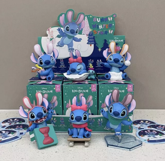 Miniso Disney Lilo & Stitch Bunny Winter Story Case Blind Box Confirmed Figure!