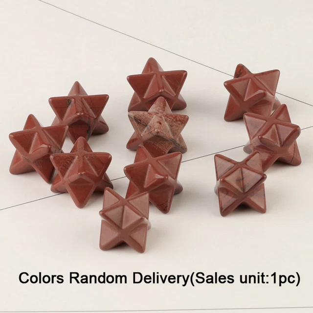 Merkaba Crystal Star Healing Reiki Amethyst Quartz Adventurine Rare Decor
