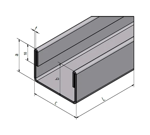 Aluminium U-Profil 50x90x50x3 Mm - Robustes Baustoffprofil Für DIY-Projekte