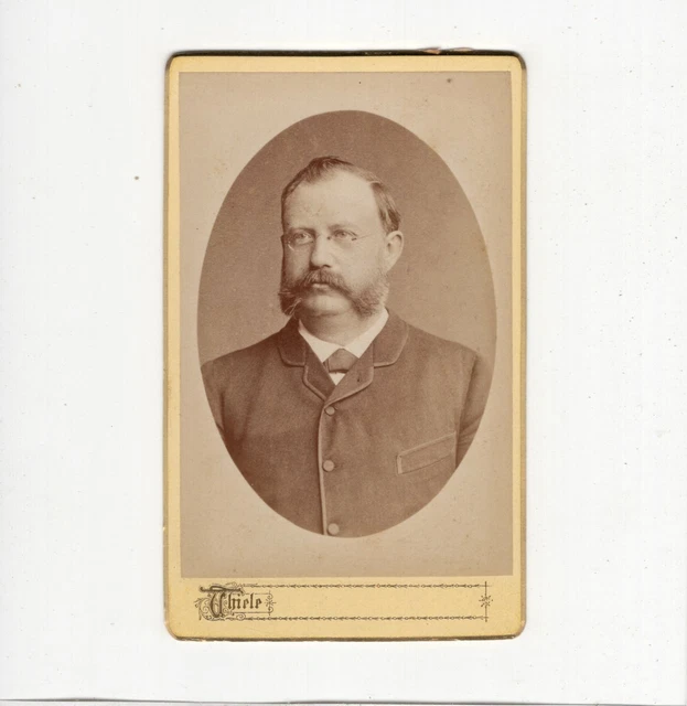 CDV Foto Herrenportrait - Frankfurt Main 1880er