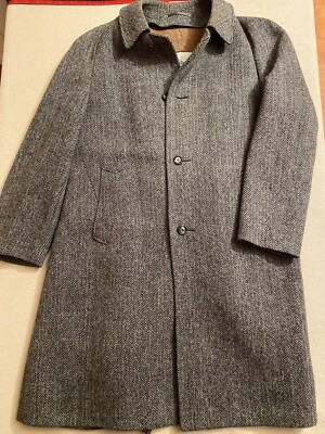 AQUASCUTUM Cappotti Giacche Blu Navy Da Uomo Autentico Usato L2299 