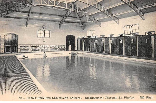58 - SAINT HONORE LES BAINS - SAN40091 - Etablissement Thermal - La Piscine