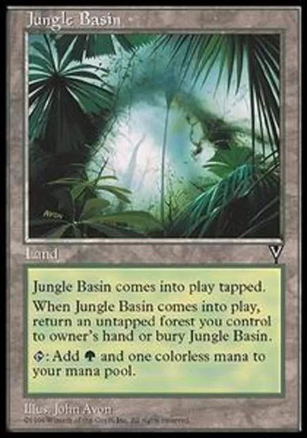 *MRM* FR/VF 2x Jungle �paisse (Jungle Basin) MTG VIS