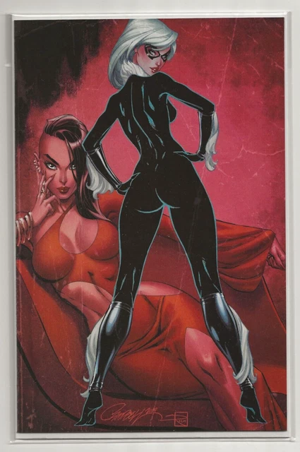 Black Cat #7 NM+ J Scott Campbell Exclusive Virgin Variant Sealed Marvel 2019
