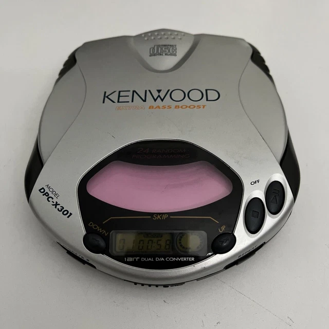 KENWOOD EXTRA BASS Boost Portable CD Player DPCX301 Working But Skips 24.99 PicClick AU